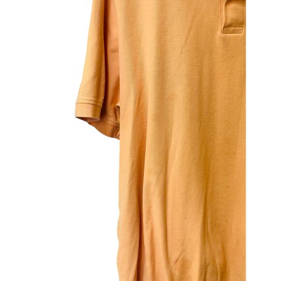 IZOD Heritage Polo Shirt XXL Orange Logo Casual‎ Work Short Sleeve Men’s - Picture 6 of 8